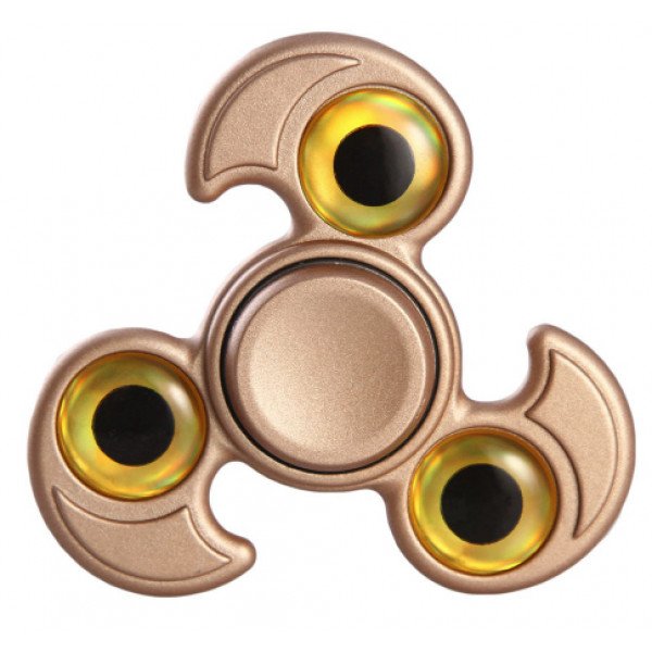 Wholesale Eagle Design Aluminum Metal Fidget Spinner Stress Reducer Toy for Autism Adult, Child (Champagne Gold)